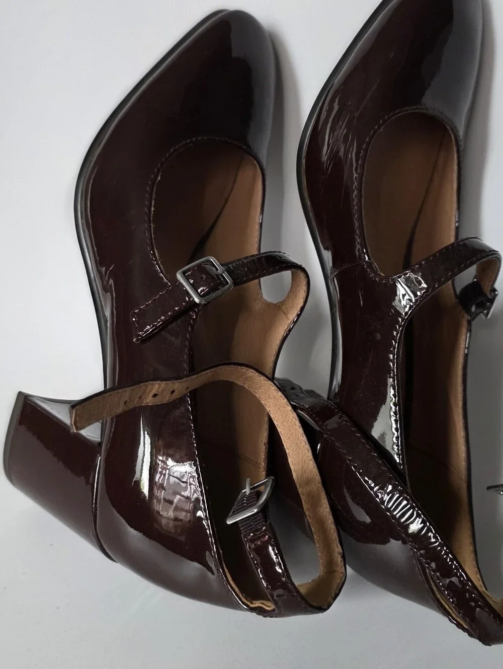 Madewell The Maddie Heeled Mary Jane in Patent Leather Size 7.5 - Picture 6 of 6
